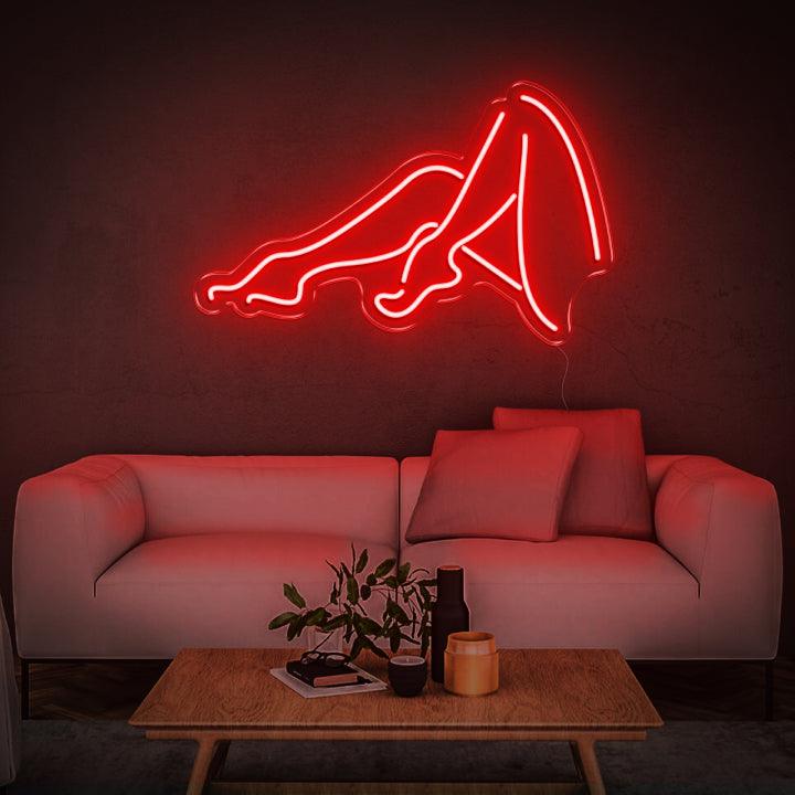 Female Legs Neon Sign