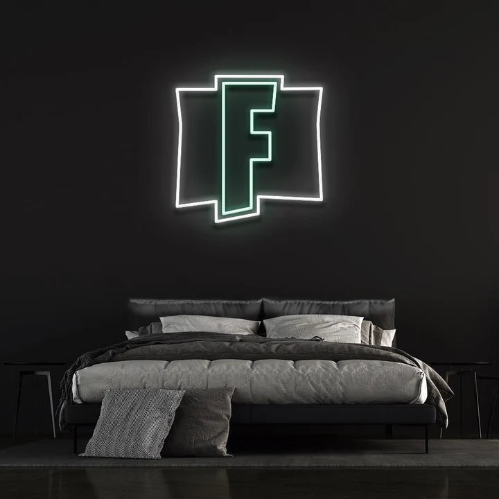 Fortnite Logo Neon Sign