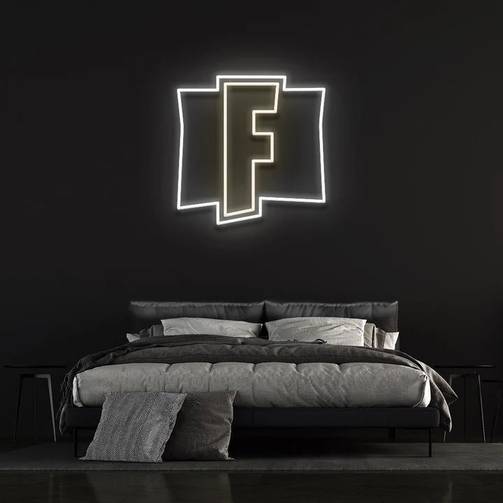 Fortnite Logo Neon Sign