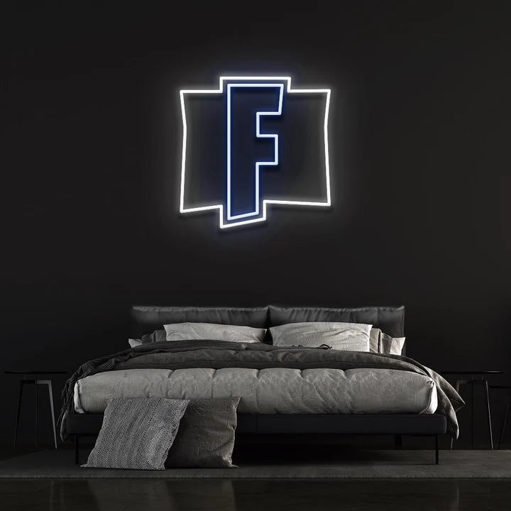 Fortnite Logo Neon Sign