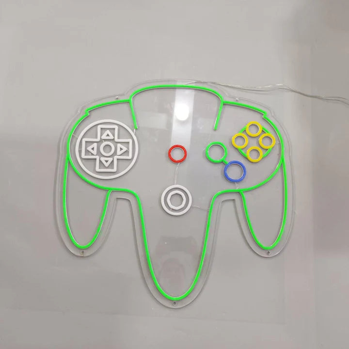 Nintendo 64 Controller Neon Sign