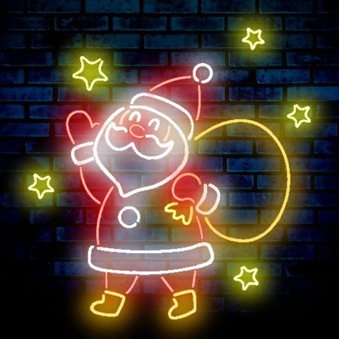 Santa Clause Neon Sign