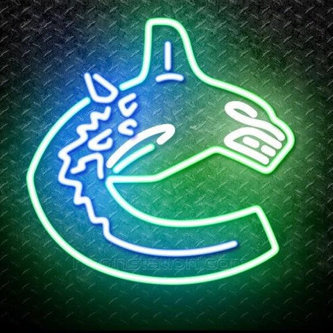 Vancouver Canucks Logo Neon Sign