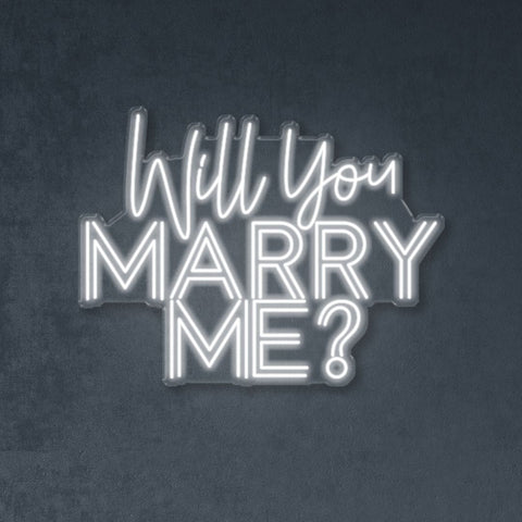 Will you marry me Double-lined