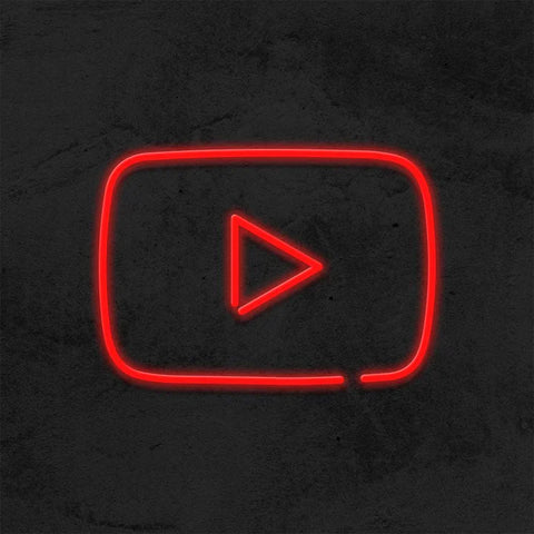 Youtube Logo Neon Sign